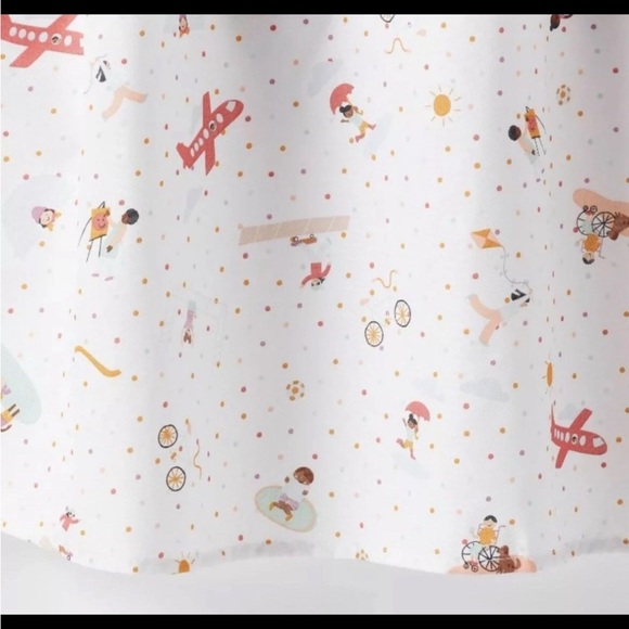 Pillowfort Shower Curtain Pals Themed with Red and Yellow Accents - Picture 5 of 11